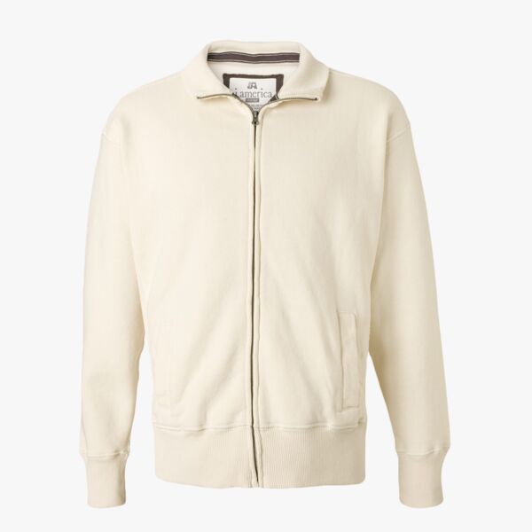 Unisex Vintage Solid Fleece Jacket Thumbnail