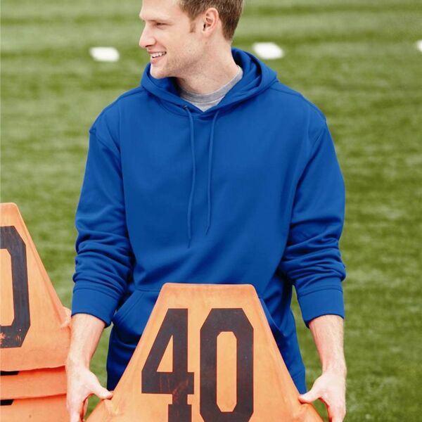 Men's Wicking Fleece Hooded Sweatshirt Thumbnail