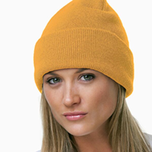 100% Acrylic Knit Cuff Beanie Thumbnail