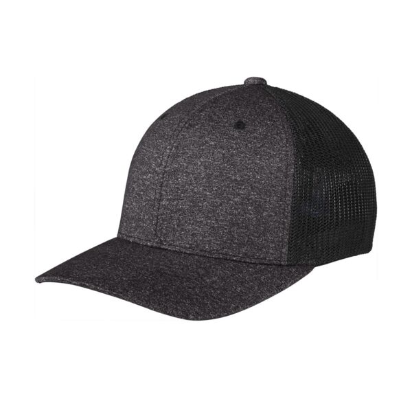 Flexfit ® Melange Mesh Back Trucker Cap Thumbnail
