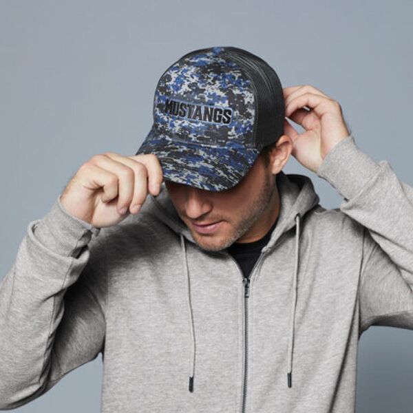 Digi Camo Snapback Trucker Cap Thumbnail