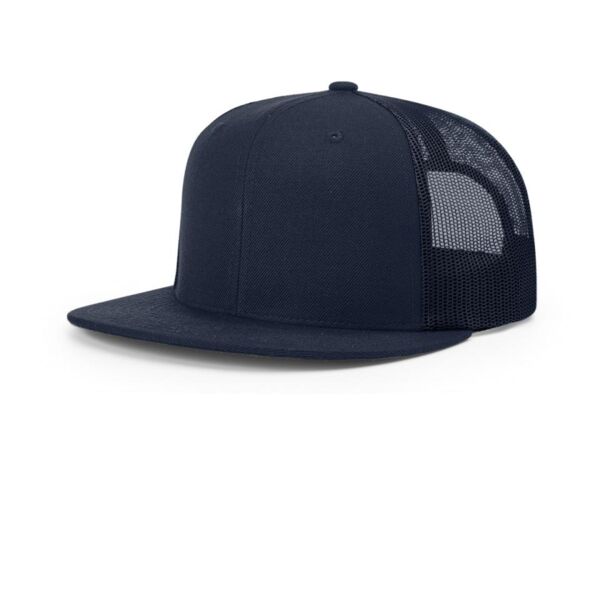 Acrylic Wool Blend Flatbill Trucker Thumbnail