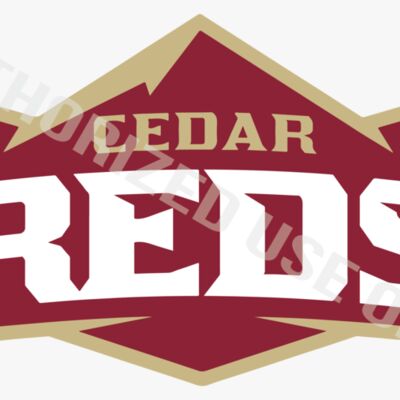 Cedar Reds High School Logo Without Mascot Thumbnail