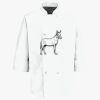 Eight Pearl Button Chef Coat Thumbnail