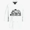 Eight Pearl Button Chef Coat Thumbnail