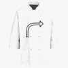Eight Pearl Button Chef Coat Thumbnail