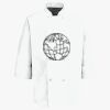 Eight Pearl Button Chef Coat Thumbnail