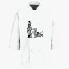 Eight Pearl Button Chef Coat Thumbnail