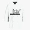 Eight Pearl Button Chef Coat Thumbnail
