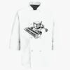 Eight Pearl Button Chef Coat Thumbnail