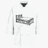 Eight Pearl Button Chef Coat Thumbnail