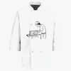 Eight Pearl Button Chef Coat Thumbnail