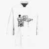 Eight Pearl Button Chef Coat Thumbnail