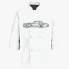 Eight Pearl Button Chef Coat Thumbnail