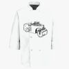 Eight Pearl Button Chef Coat Thumbnail