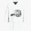 Eight Pearl Button Chef Coat Thumbnail