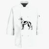 Button Chef Coat with Thermometer Pocket Thumbnail