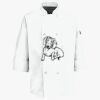 Button Chef Coat with Thermometer Pocket Thumbnail