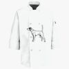 Button Chef Coat with Thermometer Pocket Thumbnail
