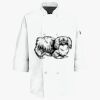 Button Chef Coat with Thermometer Pocket Thumbnail