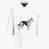 Button Chef Coat with Thermometer Pocket Thumbnail