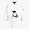 Button Chef Coat with Thermometer Pocket Thumbnail
