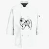 Button Chef Coat with Thermometer Pocket Thumbnail