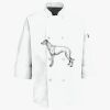 Button Chef Coat with Thermometer Pocket Thumbnail
