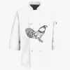 Button Chef Coat with Thermometer Pocket Thumbnail