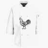 Button Chef Coat with Thermometer Pocket Thumbnail