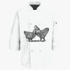 Button Chef Coat with Thermometer Pocket Thumbnail