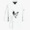Button Chef Coat with Thermometer Pocket Thumbnail