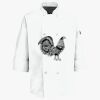 Button Chef Coat with Thermometer Pocket Thumbnail