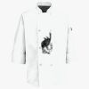 Button Chef Coat with Thermometer Pocket Thumbnail