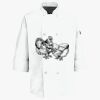Button Chef Coat with Thermometer Pocket Thumbnail