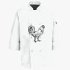 Button Chef Coat with Thermometer Pocket Thumbnail