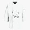 Button Chef Coat with Thermometer Pocket Thumbnail