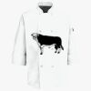 Button Chef Coat with Thermometer Pocket Thumbnail