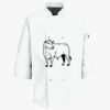 Button Chef Coat with Thermometer Pocket Thumbnail