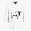 Button Chef Coat with Thermometer Pocket Thumbnail