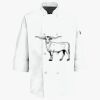 Button Chef Coat with Thermometer Pocket Thumbnail