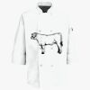 Button Chef Coat with Thermometer Pocket Thumbnail