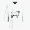 Button Chef Coat with Thermometer Pocket Thumbnail