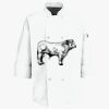 Button Chef Coat with Thermometer Pocket Thumbnail