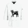 Button Chef Coat with Thermometer Pocket Thumbnail