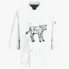 Button Chef Coat with Thermometer Pocket Thumbnail