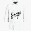 Button Chef Coat with Thermometer Pocket Thumbnail