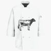 Button Chef Coat with Thermometer Pocket Thumbnail