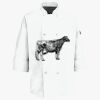 Button Chef Coat with Thermometer Pocket Thumbnail
