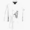 Button Chef Coat with Thermometer Pocket Thumbnail
